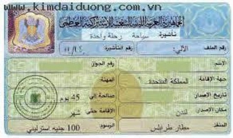 Dịch vụ visa Lybia