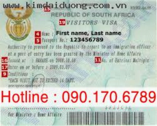 Dịch vụ visa Nam Phi