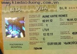 Dịch vụ visa Belarus